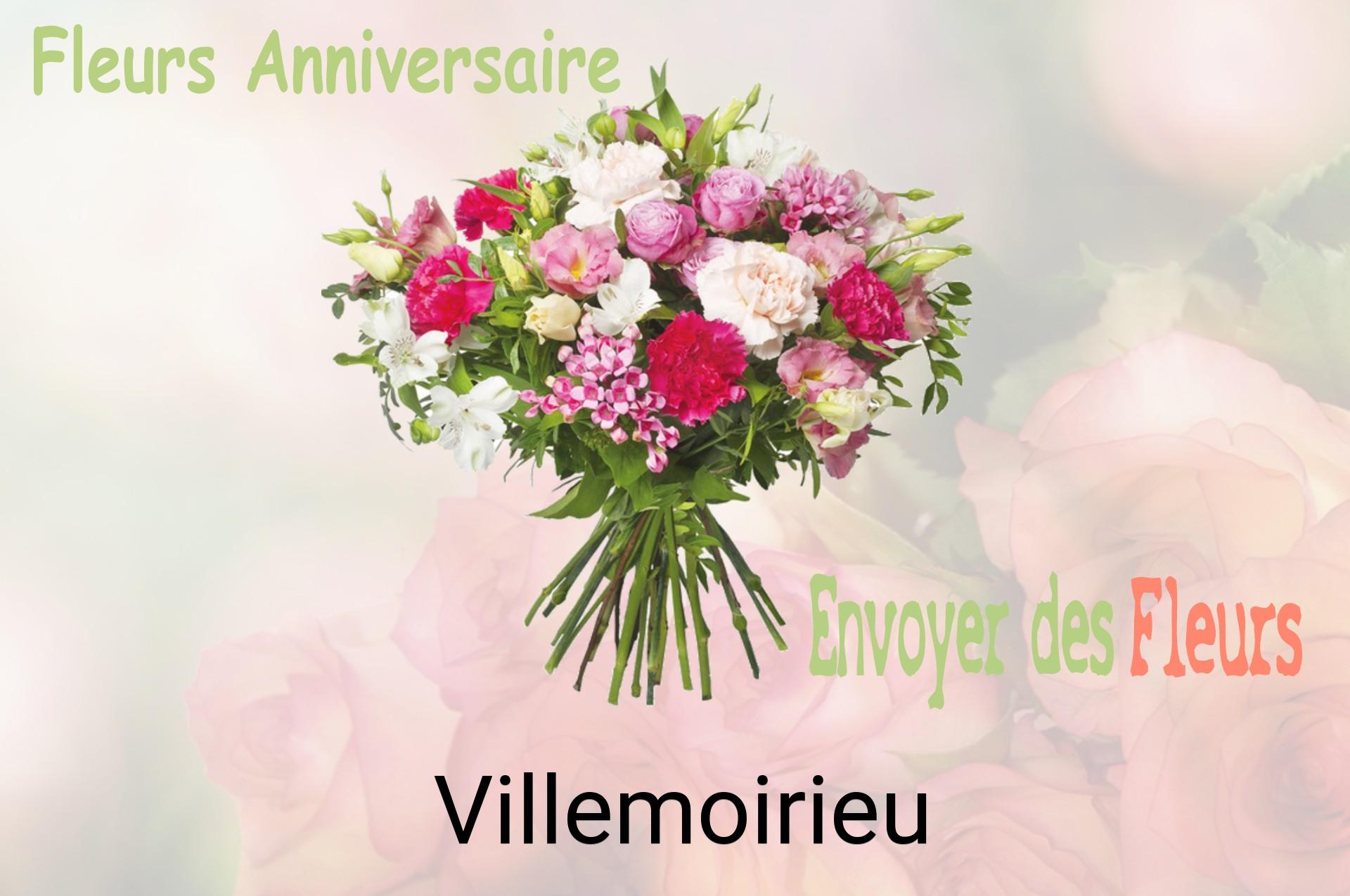 Bouquet de fleurs d’anniversaire livré à Villemoirieu