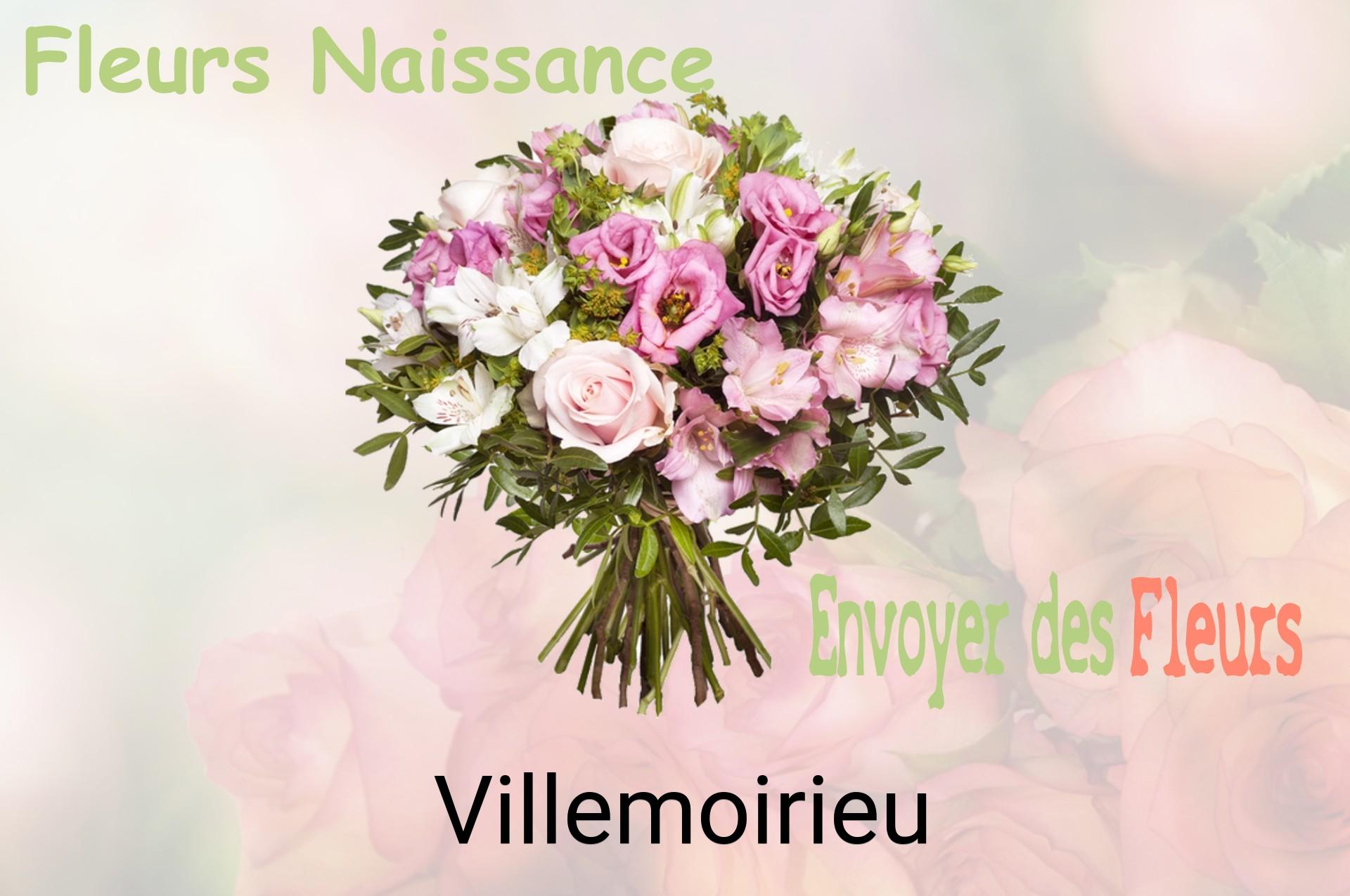 Bouquet de fleurs de naissance livré à Villemoirieu